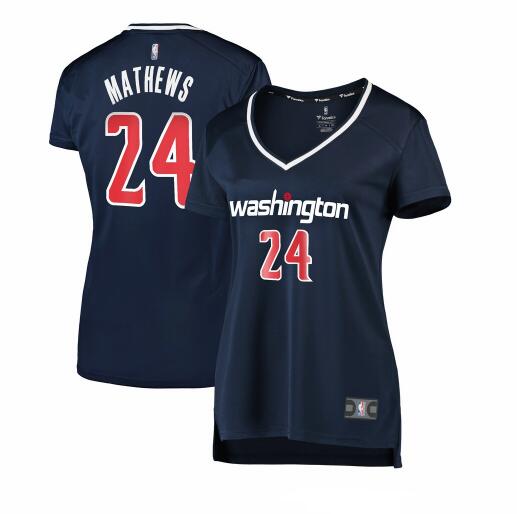 Camiseta Garrison Mathew 24 Washington Wizards statement edition Armada Mujer
