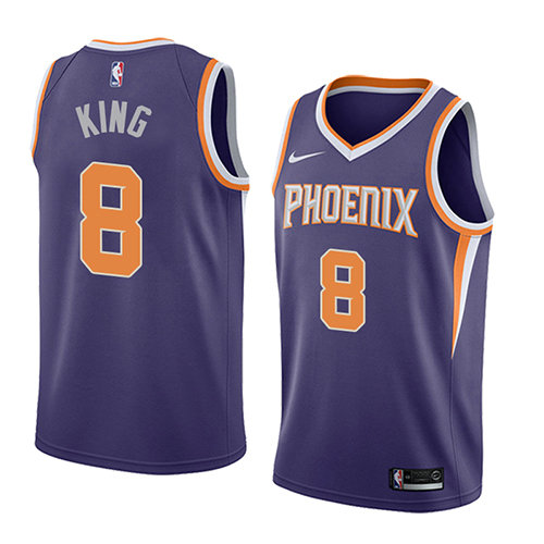 Camiseta George King 8 Phoenix Suns Icon 2018 Púrpura Hombre