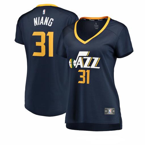 Camiseta Georges Niang 31 Utah Jazz icon edition Armada Mujer