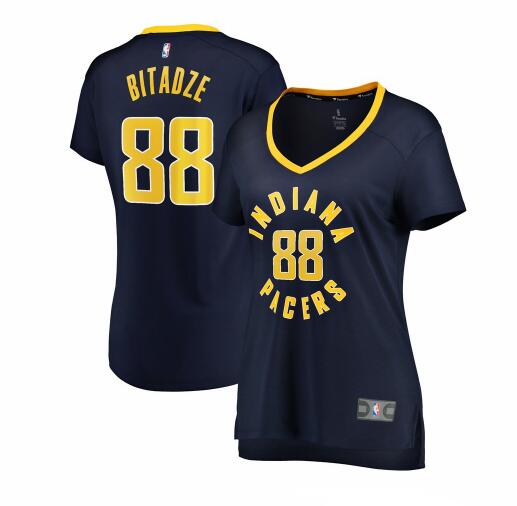 Camiseta Goga Bitadze 88 Indiana Pacers icon edition Armada Mujer