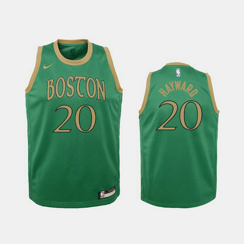 Camiseta Gordon Hayward 20 Boston Celtics 2019-20 Verde Hombre