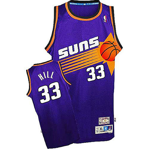Camiseta Grant Hill 33 Phoenix Suns Retro Púrpura Hombre