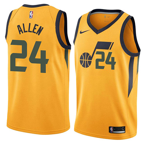 Camiseta Grayson Allen 24 Utah Jazz Statement 2018 Amarillo Hombre