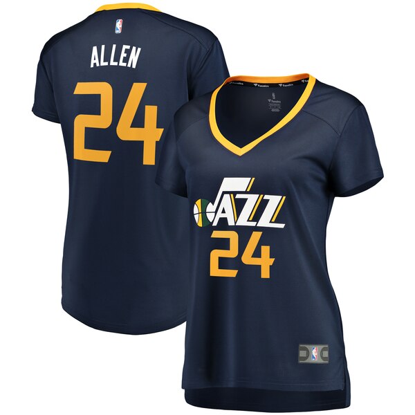 Camiseta Grayson Allen 24 Utah Jazz icon edition Armada Mujer