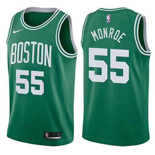 Camiseta Greg Monroe 55 Boston Celtics Icon 2017-18 Verde Hombre