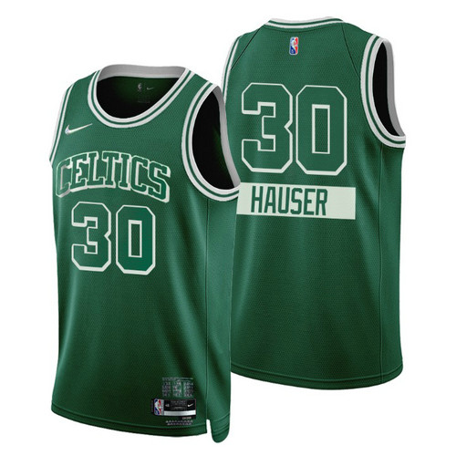 Camiseta HAUSER 30 Boston Celtics 2022 75 aniversario edición de la ciudad Verde Hombre