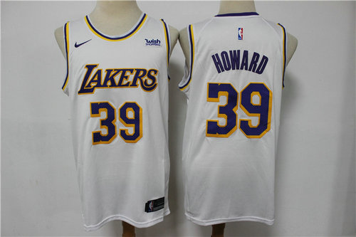 Camiseta HOWARD 39 Los Angeles Lakers Edición de fans blanco Hombre