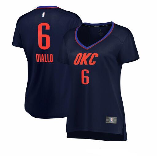Camiseta Hamidou Diallo 6 Oklahoma City Thunder statement edition Armada Mujer