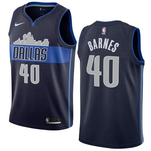 Camiseta Harrison_Barnes 40 Dallas Mavericks 2018-2019 azul Hombre