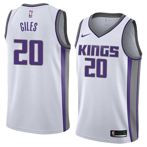 Camiseta Harry Giles 20 Sacramento Kings Association 2018 Blanco Hombre