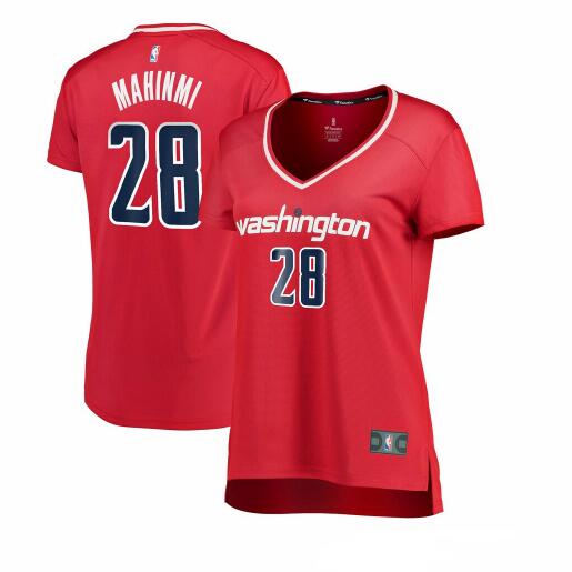 Camiseta Ian Mahinmi 28 Washington Wizards icon edition Rojo Mujer