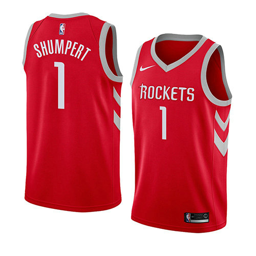 Camiseta Iman Shumpert 1 Houston Rockets Icon 2018 Rojo Hombre