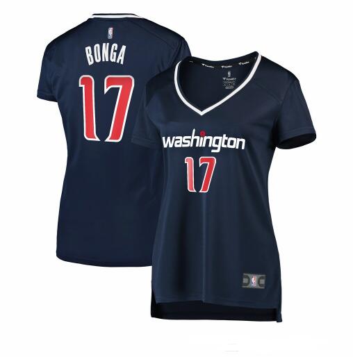 Camiseta Isaac Bonga 17 Washington Wizards statement edition Armada Mujer