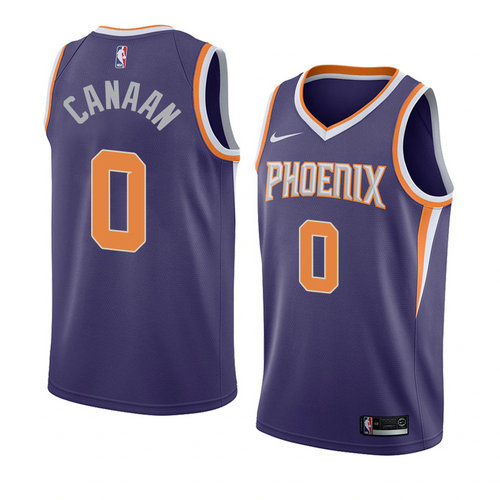 Camiseta Isaiah Canaan 0 Phoenix Suns Icon 2018 Púrpura Hombre