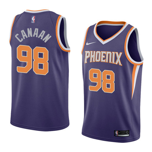 Camiseta Isaiah Canaan 98 Phoenix Suns Icon 2018 Púrpura Hombre
