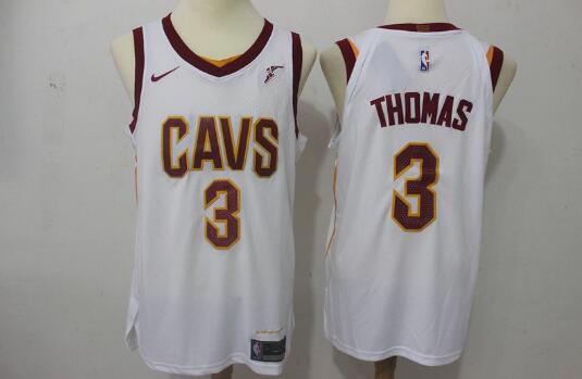 Camiseta Isaiah Thomas 3 Cleveland Cavaliers blanco Hombre