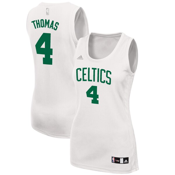 Camiseta Isaiah Thomas 4 Boston Celtics Réplica Blanco Mujer
