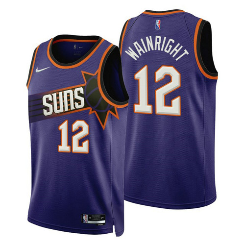 Camiseta Ishmail Wainright 12 Phoenix Suns 2022-2023 Icon Edition púrpura Hombre