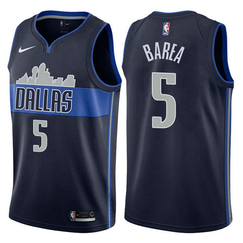 Camiseta J.J. Barea 5 Dallas Mavericks nike azul Hombre