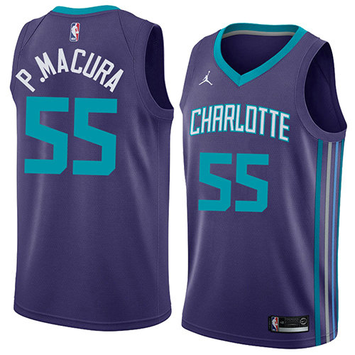 Camiseta J. P.macura 55 Charlotte Hornets Statement 2018 Púrpura Hombre