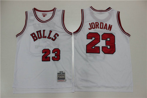 Camiseta JORDAN 23 Chicago Bulls 1984-1985 Edición retro blanco Hombre