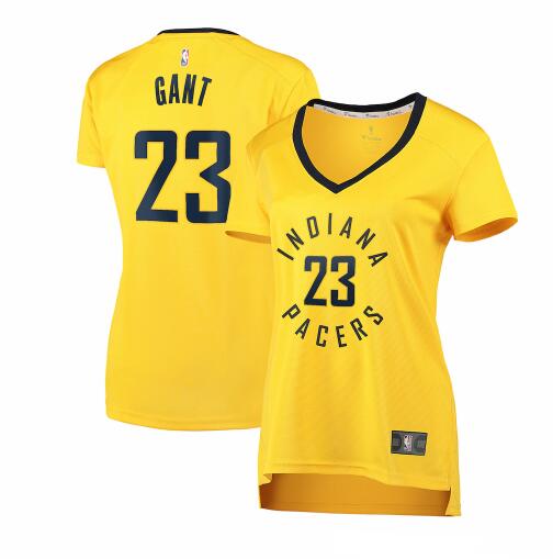 Camiseta JaKeenan Gant 23 Indiana Pacers statement edition Amarillo Mujer