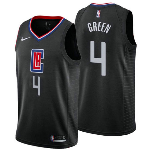 Camiseta JaMychal Green 4 Los Angeles Clippers 2018-19 negro Hombre