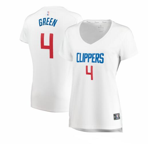 Camiseta JaMychal Green 4 Los Angeles Clippers association edition Blanco Mujer