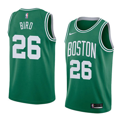 Camiseta Jabari Bird 26 Boston Celtics Icon 2018 Verde Hombre