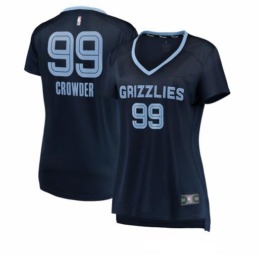 Camiseta Jae Crowder 99 Memphis Grizzlies icon edition Armada Mujer