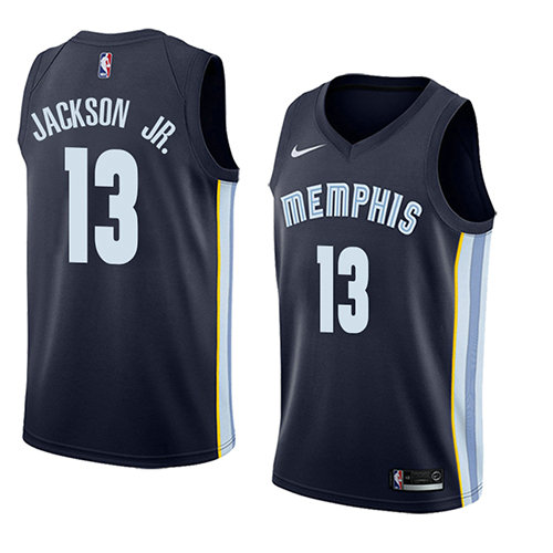 Camiseta Jaren Jackson JR. 13 Memphis Grizzlies Icon 2018 Azul Hombre