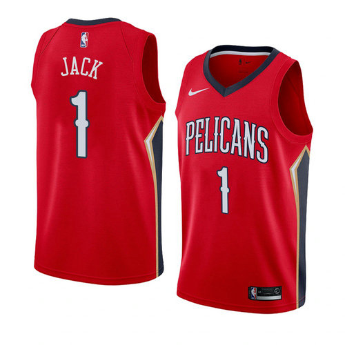 Camiseta Jarrett Jack 1 New Orleans Pelicans Statement 2018 Rojo Hombre