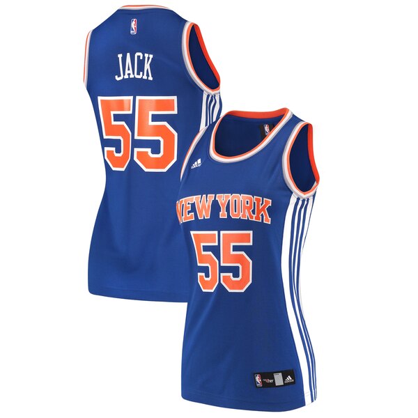 Camiseta Jarrett Jack 55 New York Knicks Réplica Azul Mujer