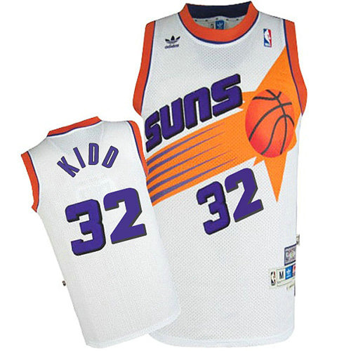 Camiseta Jason Kidd 32 Phoenix Suns Retro Blanco Hombre