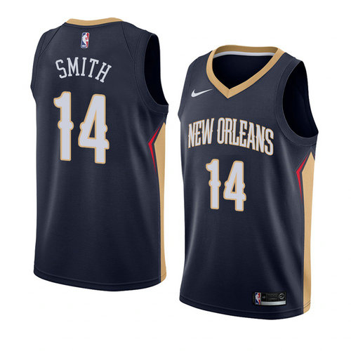Camiseta Jason Smith 14 New Orleans Pelicans Icon 2018 Azul Hombre