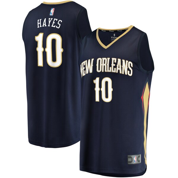 Camiseta Jaxson Hayes 10 New Orleans Pelicans icon edition Armada Mujer