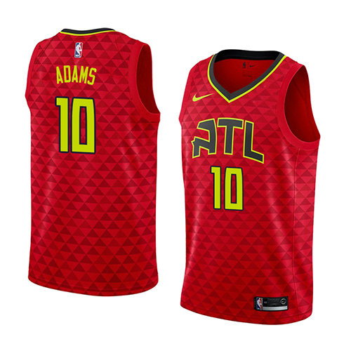 Camiseta Jaylen Adams 10 Atlanta Hawks Statement 2018-19 Rojo Hombre