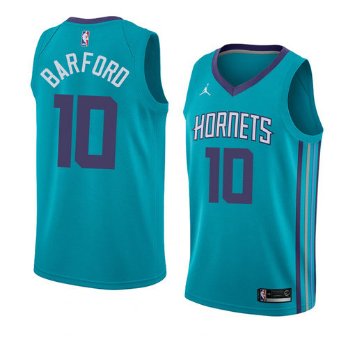 Camiseta Jaylen Barford 10 Charlotte Hornets Icon 2018 Verde Hombre