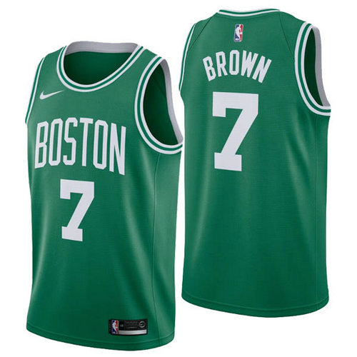 Camiseta Jaylen_Brown 7 Boston Celtics nike verde Hombre