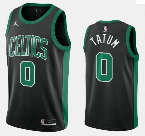 Camiseta Jayson Tatum 0 Boston Celtics 2020-21 Statement Edition Swingman negro Hombre
