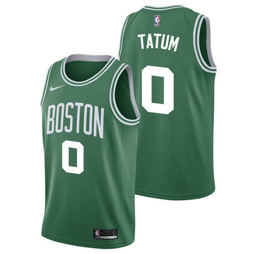 Camiseta Jayson_Tatum 0 Boston Celtics nike verde Hombre