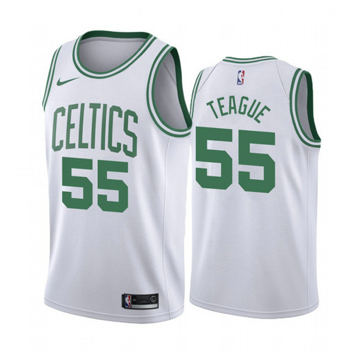 Camiseta Jeff Teague 55 Boston Celtics 2020-21 Association Blanco Hombre