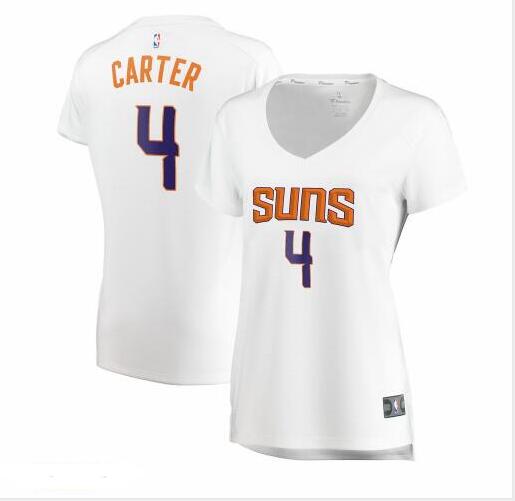 Camiseta Jevon Carter 4 Phoenix Suns association edition Blanco Mujer