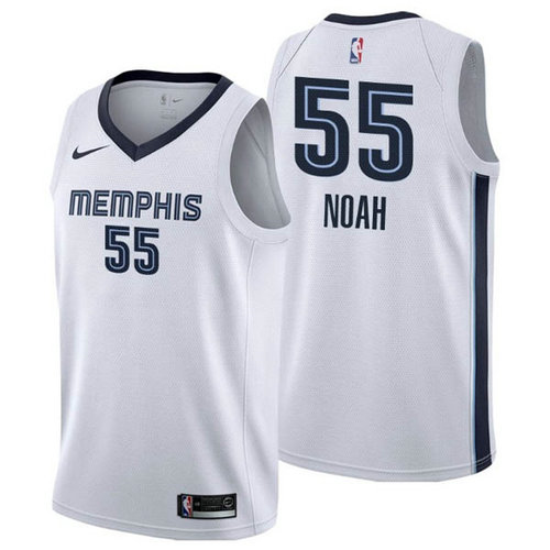 Camiseta Joakim Noah 55 Memphis Grizzlies 2018-2019 blanca Hombre