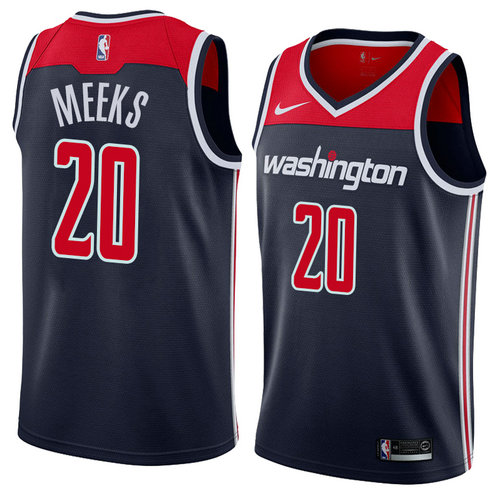 Camiseta Jodie Meeks 20 Washington Wizards Statement 2018 Negro Hombre