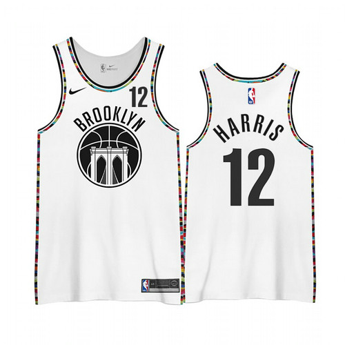 Camiseta Joe Harris 12 Brooklyn Nets 2020-21 City Edition Blanco Hombre