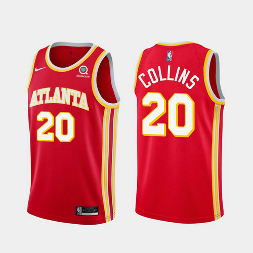 Camiseta John Collins 20 Atlanta Hawks 2020-21 Icon-edition rojo Hombre
