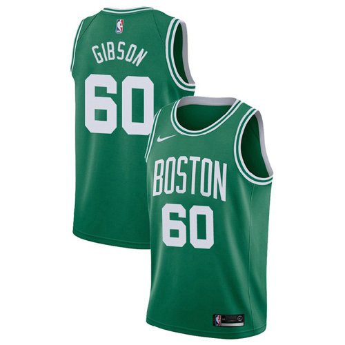 Camiseta Jonathan Gibson 60 Boston Celtics Icon 2017-18 Verde Hombre