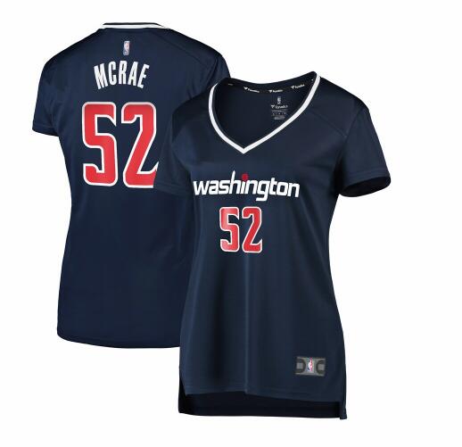 Camiseta Jordan McRae 52 Washington Wizards statement edition Armada Mujer