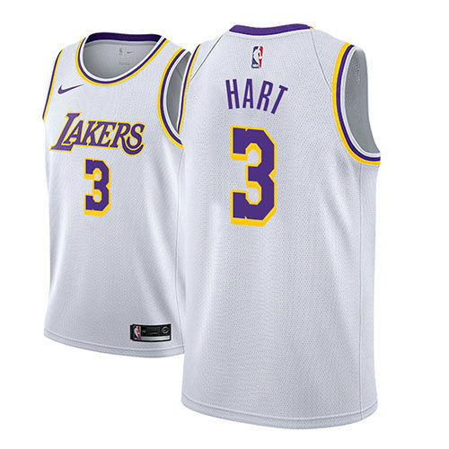 Camiseta Josh Hart 3 Los Angeles Lakers Association 2018-19 Blanco Hombre